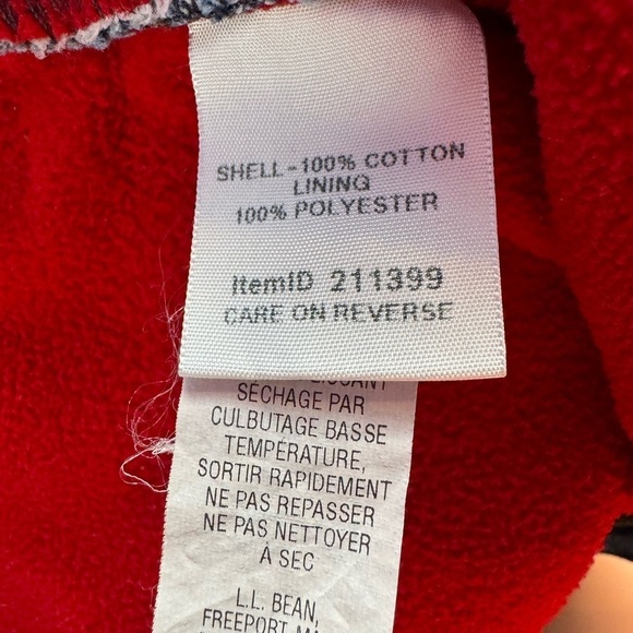 L.L. Bean Original Fit Relaxed Fleece Lined Jean in Blue Size 18 Tall - Picture 6 of 7